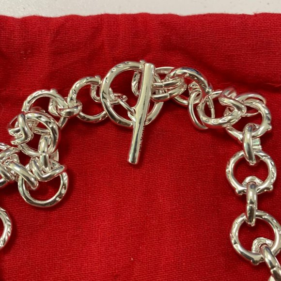 UNO de 50 GAMEOF3 NECKLACE large round anc triangular-shaped Glow Silver - Picture 5 of 7